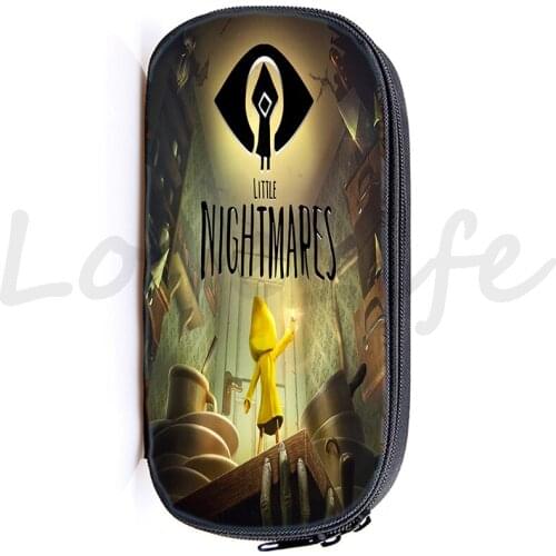Little Nightmares Pencil Case Large Capacity Pencil Bag Boys School Pen Case Supplies Pencil Pouch Girls Cosmetic Case kids gift