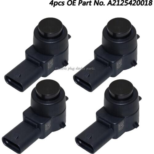 4pcs OEM A2125420018 Parking PDC Sensor for Mercedes-Benz W204 C300 C350 E300 E350 S350 2125420018