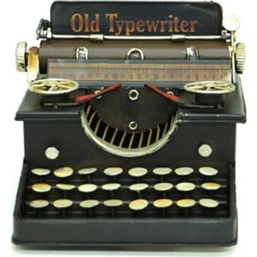 Decorative Metal Typewriter Piggy Bank Vintage Decorative Gift, Декоративная Металлическая Пишущая Машинка Копилка Винтаж