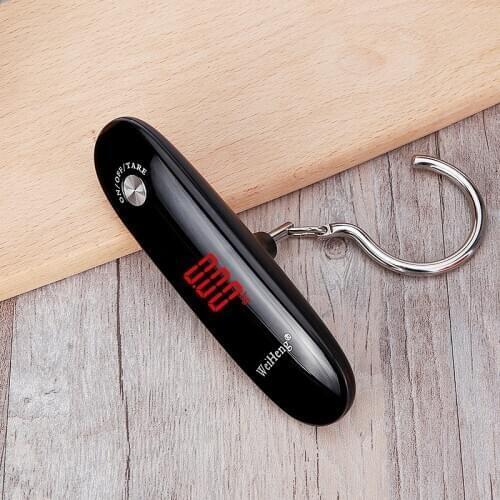 110lb/50kg Luggage Scale Electronic Digital Portable Suitcase Travel Scale Weighs Baggage Bag Hanging Scales LCD Kitchen Balance