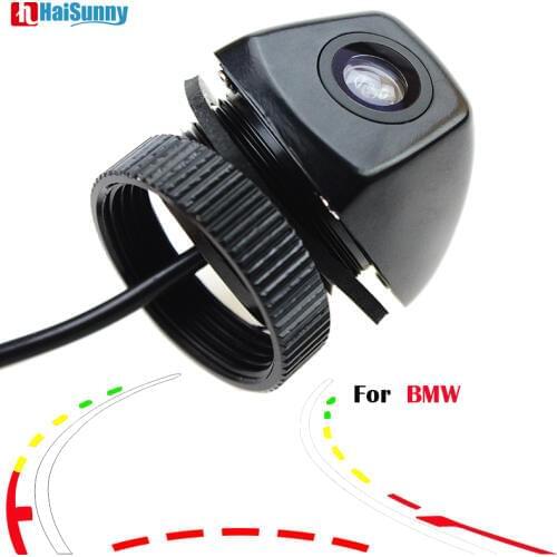Intelligent Parking Camera With Dynamic Guiding Line Reverse Backup Camera CCD Night Vision For BMW X3 X5 X6 E71 E72 E53 E70 E83