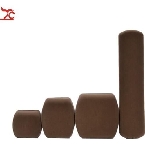 Quality Jewelry Storage Case Fashion Brown Velvet Ring Earrings Necklace Pendant Bracelet Jewelry Storage Organizer Gift Box