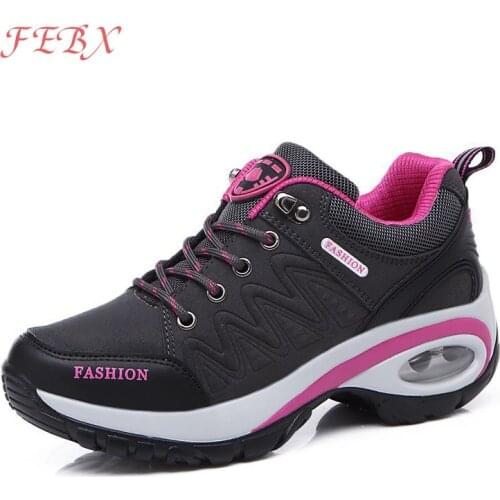 Womens Sneaker Female Running Shoes Walking Breathable Sport Women Lace Up Hight Platform Vulcanized Shoes Ladies Casual Shoe