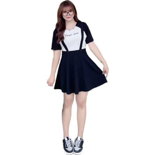 Summer 2021 Womens Braces Skirt Oversized Ladies Clothes Adjustable Shoulder Strap Ball Gown Plus Size Bottoms N8096