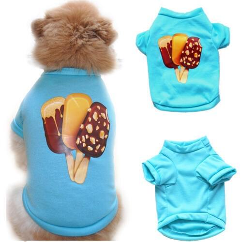 Summer Pet Cat Dog Clothes for Small Dogs Fashion Dog Clothing Vest Chihuahua Yorkshire Pug T-shirt Puppy Shirts Pets Products