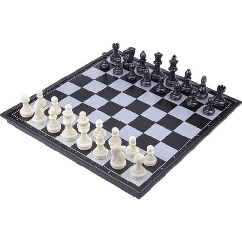 Magnetic Word Chess Game Medieval Folding Chess Set Entertainment 32*32*2CM Backgammon Play Gift International Chess Games