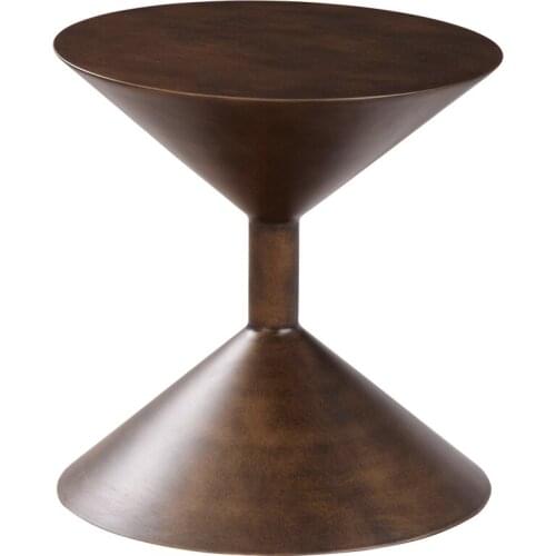 Custom Fashion Modern Minimalist Coffee Table Nordic Creative Side Hourglass Personalized Tea Metal Round