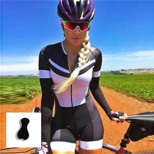 2021 New Womens Triathlon Sports Long-sleeved Cyclin Jersey Skinsuit Jumpsuit Cycling Clothing Cycling Long Sleeve Set downhill