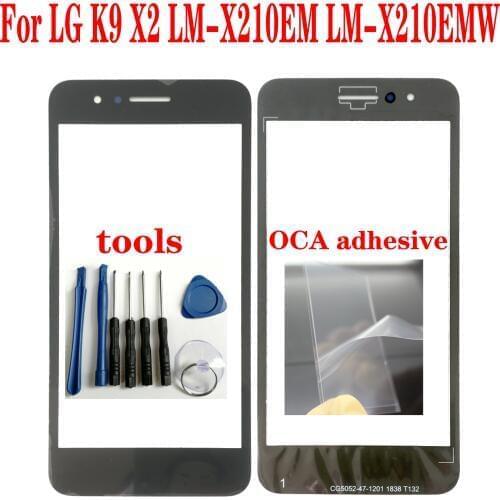 Shyueda For LG K9 X2 LM-X210EM LM-X210EMW Outer Front Screen Glass Replacement Parts
