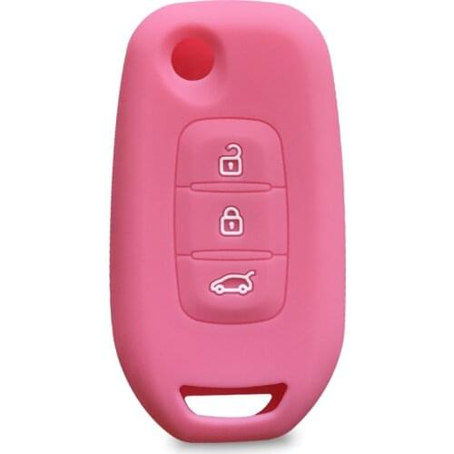 Silicone Car Key Case Cover Holder Shell For Renault Sandero Captur Clio 5 Logan 2 Kadjar Arkana Cover Protector 2019 2020 2021