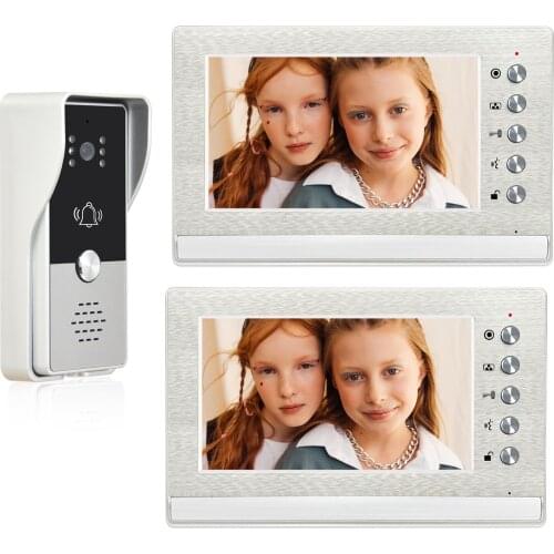 Wired Video Intercom system Video Door Phone Doorbell kits for Home Apartment for Apartment Home Lock Access Control Systemeen