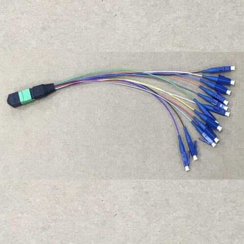 MPO(M) to 12LC SM OS2 Harness Fiber Optic Patchcord Optical Cable Jumpers Pigtail