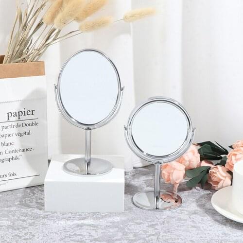 TY381 Mirror Magnification Tabletop Vanity Table Round Mirror Double Sided Makeup Tool Makeup Mirror