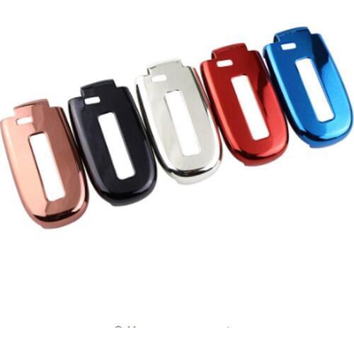 Foal Burning Car Key Protection Cover Bag Keys Case for Jeep Grand Cherokee Compass Patriot for Dodge Journey Chrysler 300C