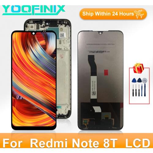 6.3" Original For Xiaomi Redmi Note 8T Display LCD Touch Screen Digitizer Replacement Parts For Redmi Note 8T LCD M1908C3XG IPS