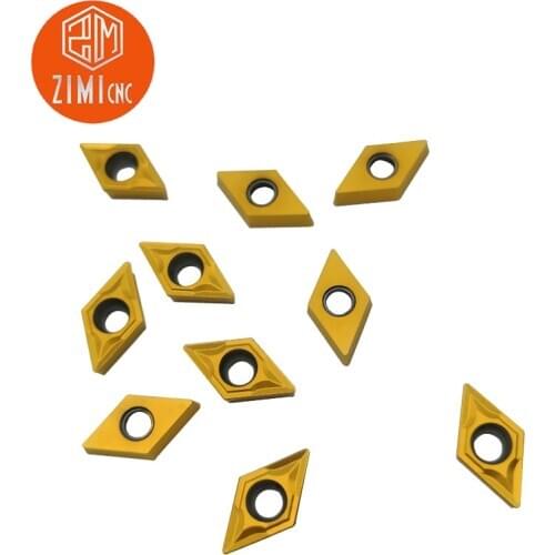 10 pcs DCMT070204 UE6020 carbide inserts Internal Turning tool DCMT 070204 face endmills Lathe Tools Milling cutter CNC tool