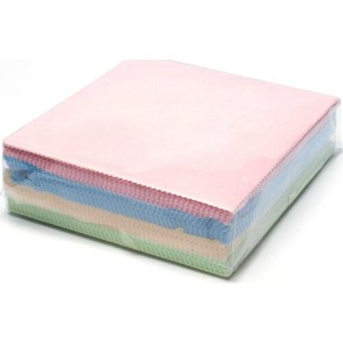 100pcs/lot Glasses Cloth Double Velvet Watch Phone Cloth For Glasses Lens Clothes Eyeglasses Cleaner