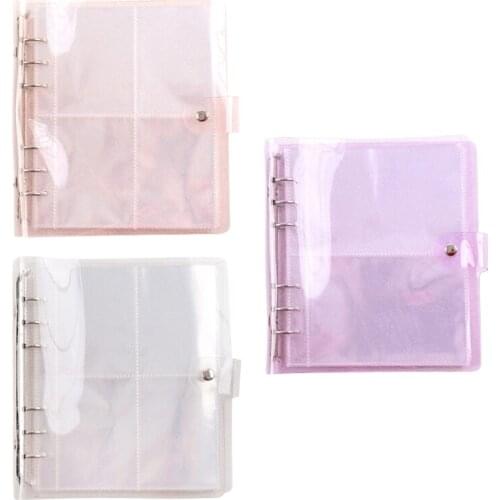 200 Pockets PVC Portable Photo Album Jelly Color for Name Card 7s 8 25 50s Album Interstitial Case Storage Home Decoration