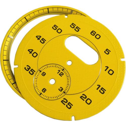 Dial Clock Gauge Face Sport Chrono Overlay Red For Porsche 911 Cayman Macan Cayenne Boxster