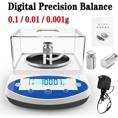 200g-3000g Digital Analytical Balance Laboratory Scales Microbalance Electronic Precision Balance Scale Range 0.001g Resolution