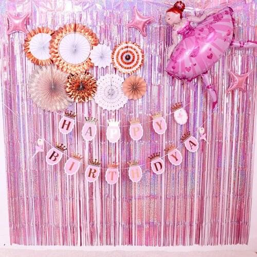 Bachelorette Party Backdrop Curtains Kids Helium Balloon Stand Foil Curtain Birthday Wedding Decorations Adult Anniversary Decor