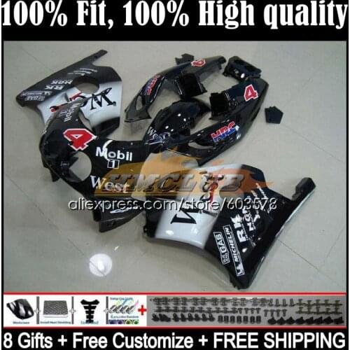 Injection For HONDA CBR250RR CBR 250 250RR 90 91 92 93 94 41CL.99 MC22 CBR250 R RR 1995 1996 1997 1998 1999 Fairing Black west
