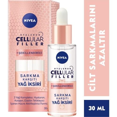 Nivea Hyaluron Cellular Elephants Anti Sagging Oil Potion 30ml Shaper Women Body Care Smooth Face Care Skin Clear