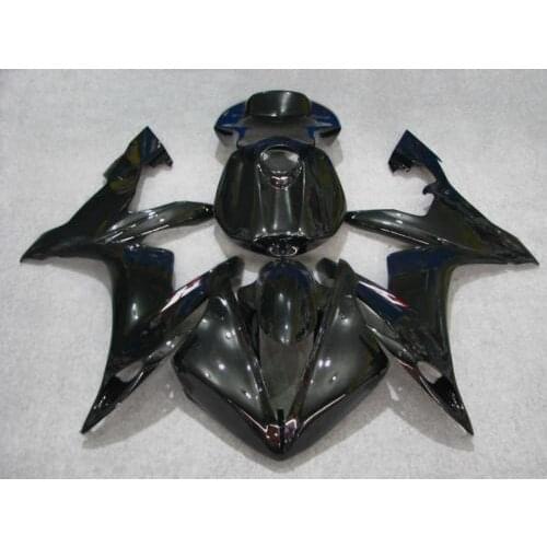 A tank cover+ Fairing kit for YAMAHA YZFR1 04 05 06 YZF R1 2004 2005 2006 YZF1000 ABS whole gloss black Fairings set+7gifts YF22