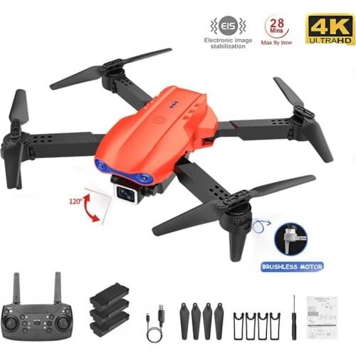 New K3 drone 4K HD dual camera foldable height keeps drone WiFi FPV 1080p real-time transmission RC Quadcopter toy