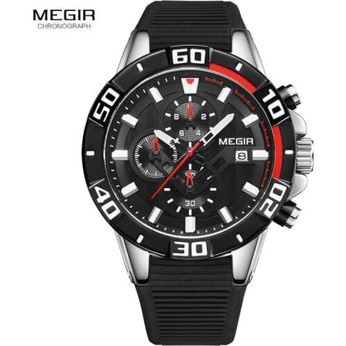 MEGIR Brand Luxury Famous Men Watches Business Mens Watch Male Clock Fashion Quartz Watch Relogio Masculino reloj hombre 2019