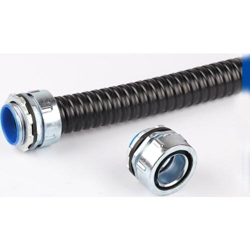 1pcs Metal hose end connector box connector external thread connector external teeth galvanized alloy external wire connector