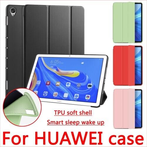 For Huawei MatePad Pro 10.8 Tablet PU Leather Cover For Mediapad M6 8.4 10.8 inch 2019 Case for Honor V6 10.4 " 2020 soft shell