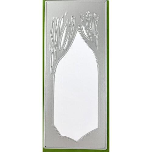 New Arrival 2021 Slim Line Trees Silhouette Cover Plate Die Cutting Dies Scrapbook Diary Decoration Stencil Ebossing Template