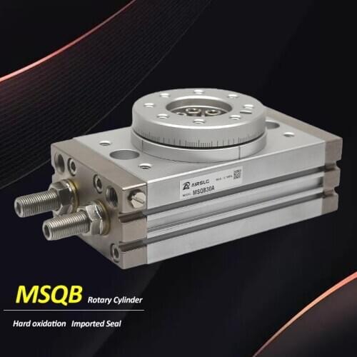 SMC type Rotary pneumatic cylinder MSQB adjustable 0-190 degrees MSQB10A MSQB20A MSQB30R MSQB50R MSQB70A MSQB100A MSQB200R