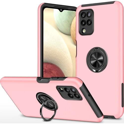 Shockproof TPU Bumper Ring Stand Hard PC Cover for Samsung Galaxy A82 A22 A12 A42 A32 A72 A52 5G A71 A51 M51 4G Case Coque Shell