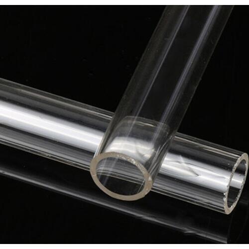 1Pcs 15mm-20mm ID High Transparent organic glass tube Acrylic pipe length Cut Hollow duct vessel 200mm L 23mm-25mm OD