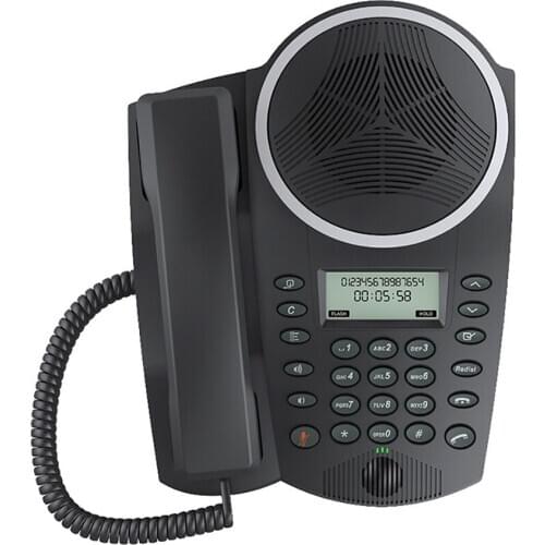 Expandable Conference Phone Desktop Speakerphone with 360 Degree Omnidirectional Pickup, for RJ-11, Analog P8X or PSTN Interface