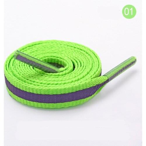 New night luminous flat elastic lock shoelace non-lace shoelace special creative children adult unisex sneakers shoelace laces