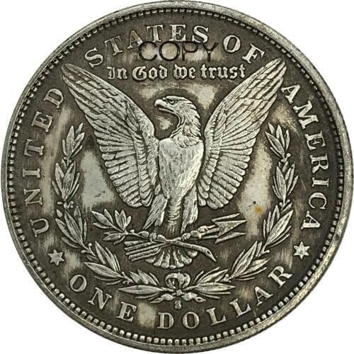 United States of America 1 One Dollar Morgan Dollar 1901 s Cupronickel Plated Silver Copy Coins