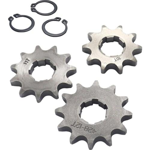 High Quality Front Engine 428# 10T 11T 12T 13T 14T 15T 16T 17T 18T 19T Teeth 20mm Chain Sprocket With Retainer Plate Locker