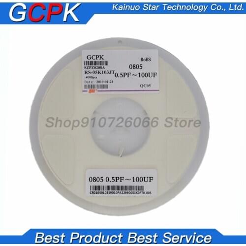 1Reel 4000pcs 0805 SMD ceramic capacitor 100NF igMopnrq new Hot Products