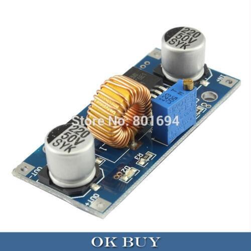 DC 4-38V to 1.25-36V Non-isolated Voltage Step-Down(Buck) Converter 5V/12/24V 5A Power Supply Car Laptop Module