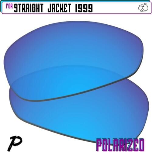 EZReplace Polarized Replacement Lenses for - Oakley Straight Jacket 1999 Sunglasses - Blue P