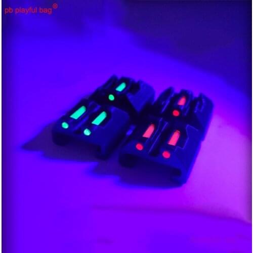 PB Playful Bag Outdoor sports soft bullet gun CS red and green optical fiber sight 3D printing material toy accessories SG21