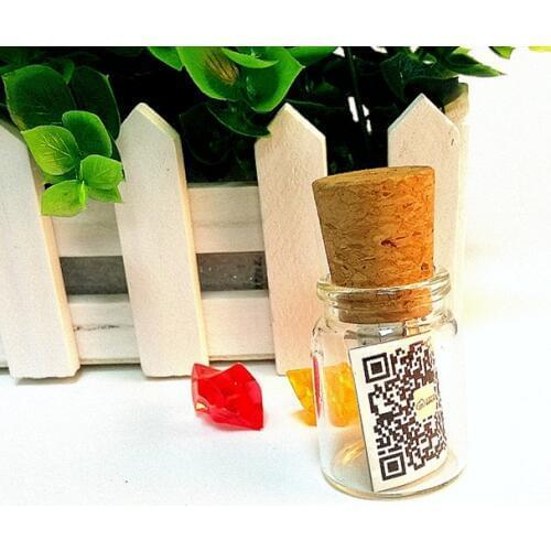 New Mini Drift Bottle(Cork+Glass Bottle) usb 2.0 memory flash stick pen drive (Over 20 pcs.free logo fee)