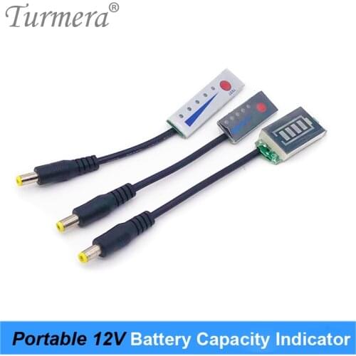 Portable 4S 12.8V 14.4V 32650 32700 Lifepo4 Battery Capacity Indicator Display Battery Power Tester with DC 5.5*2.1mm Connector