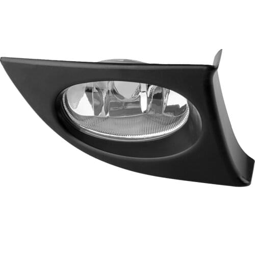 Car Right Front Bumper Fog Light Lamp Replacement Black Fit for Honda Fit Jazz GD1 GD3 2003 2004 2005 2006 2007 2008