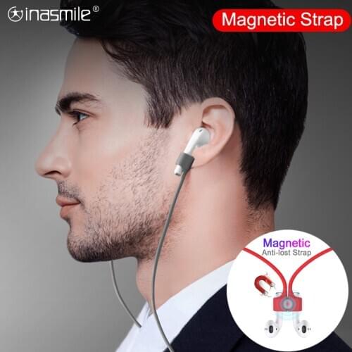 Earphone Strap for for AirPods 2 3 pro case accessories TWS Anti Lost Strap Silicone Rope for Bluetooth Earphones Silicone Cable