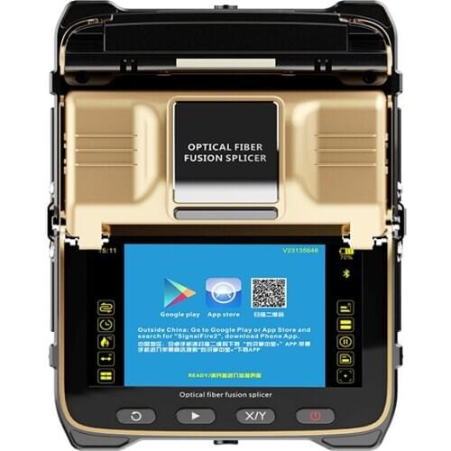 AI-8C SM&MM Signal Fire Fusion Splicer FTTH Automatic Intelligent Optical Fiber Fusion Splicer