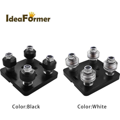 1 Set Openbuilds V slot gantry plat set special slide Plate For 2040 V-slot aluminum profiles mini roulette kit 3D Printer parts